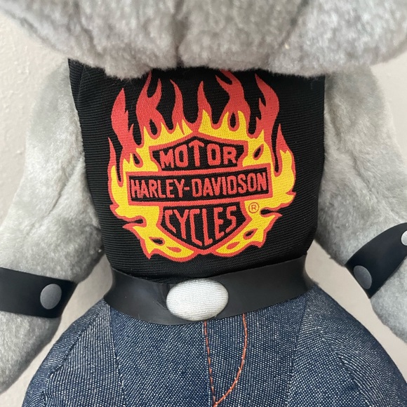 Vintage 1993 Harley Davidson bulldog plush - Picture 2 of 9